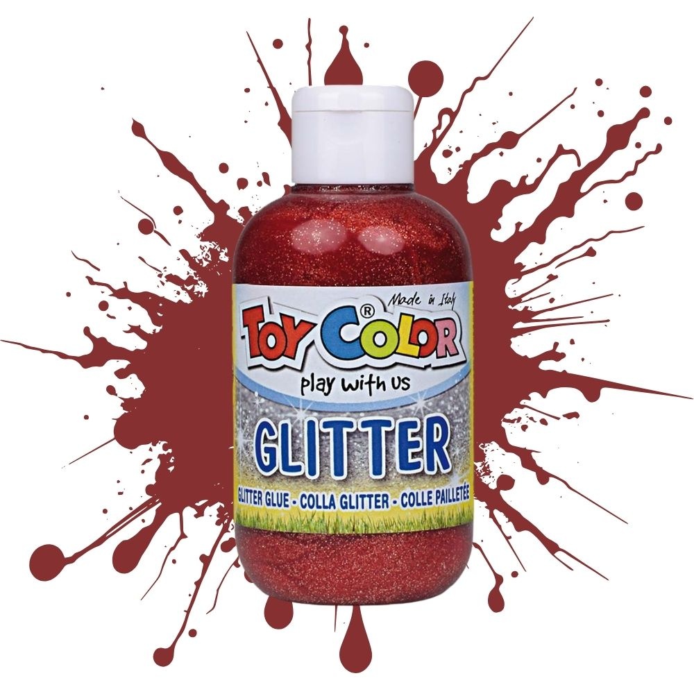 Toy Color - Superwashable Magic Glitter Glue Tempera for Kids - Bulk Pack 6 x 250ml - Image 4