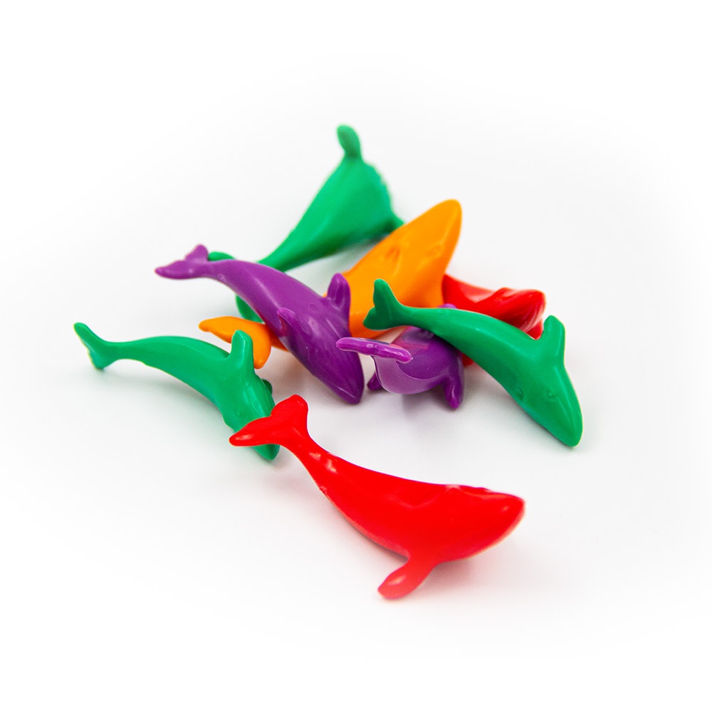 EDX Education - Counters - Whale - 6 Colours with Tweezers - 38pcs - Jar - Image 4
