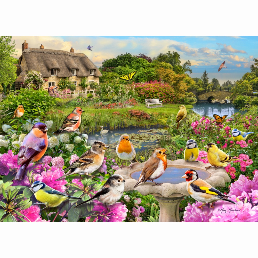 Gibsons - Birdsong by the Stream - 1000 Piece Jigsaw Puzzle - Image 2