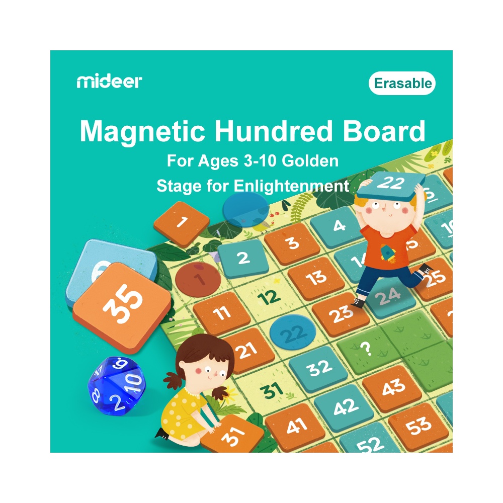 Mideer - Magnetic Hundreds Board - Early Math Counting Game - Image 4