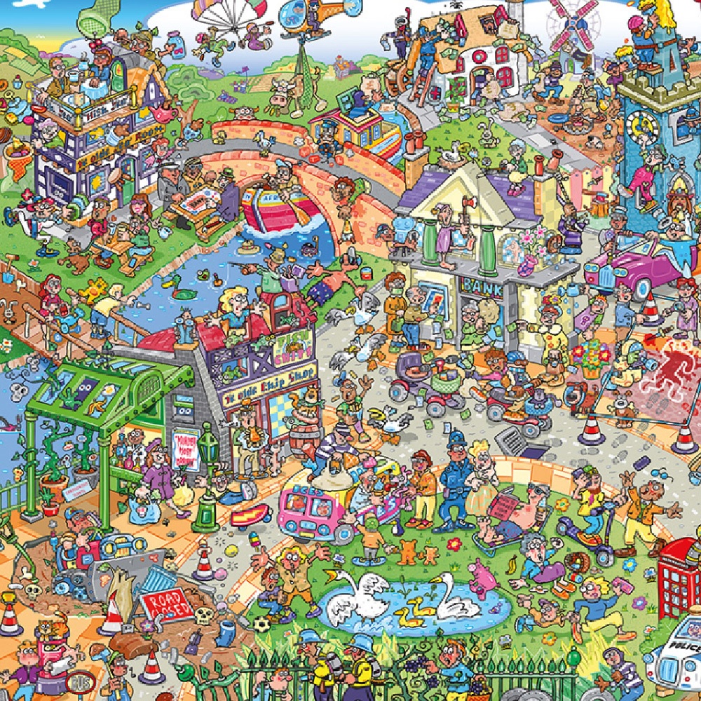 Gibsons - Jokesaws: Midsummer Mayhem - 1000 Piece Jigsaw Puzzle - Image 3