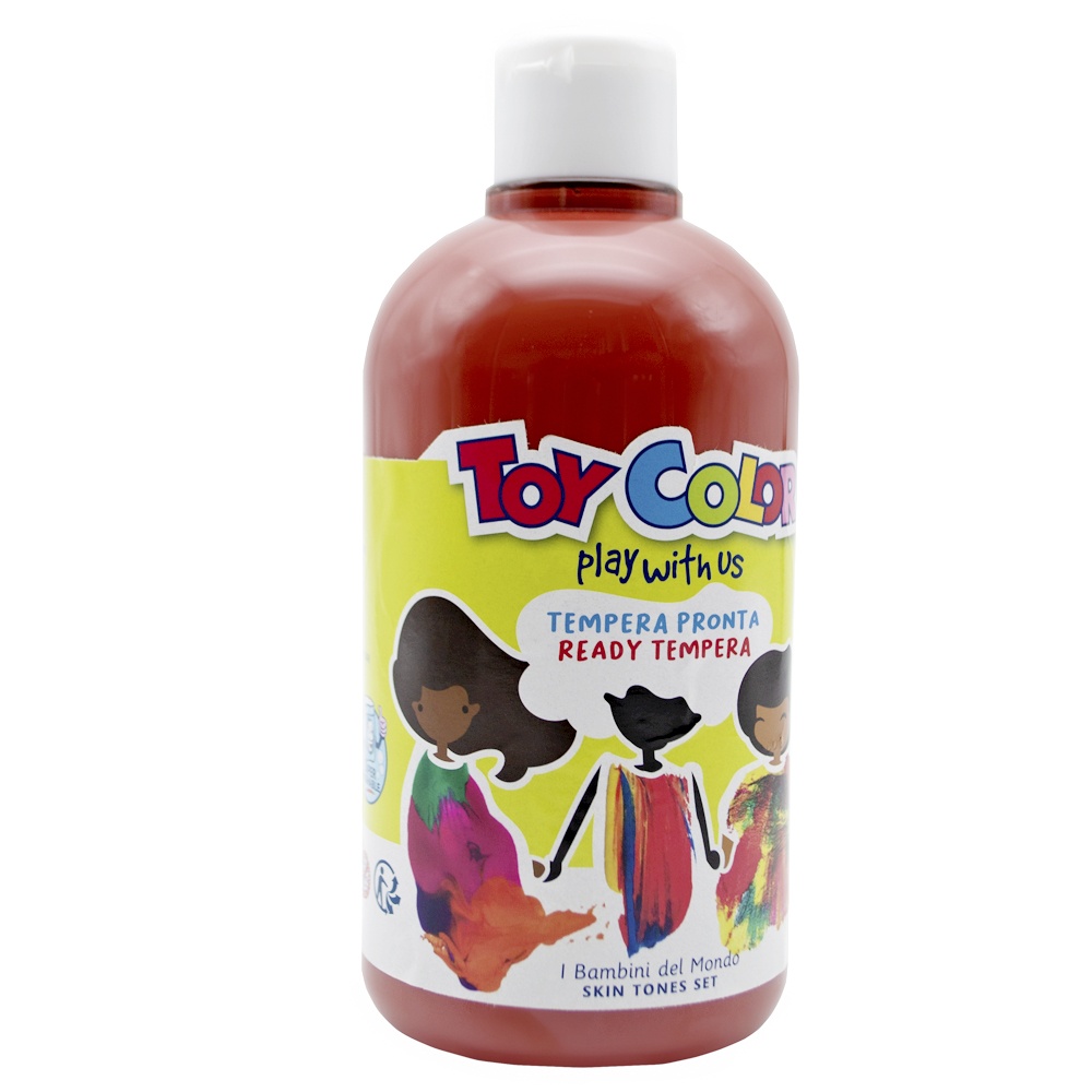 Toy Color - Superwashable Ready-Mix Tempera Paint for Kids - Skin Tone Shades - Bulk Pack 6 x 500ml - Image 3