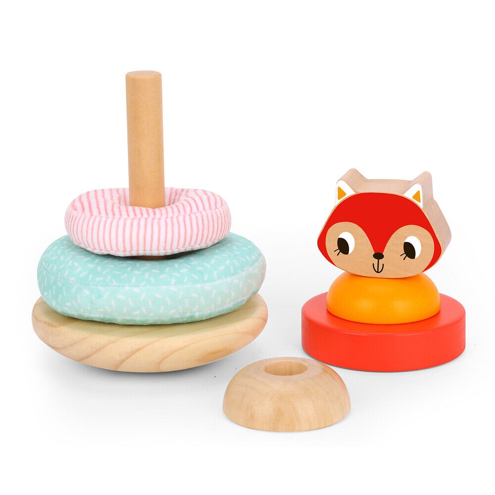 TookyToy - Fox Stacking Tower Activity Toy - Image 4