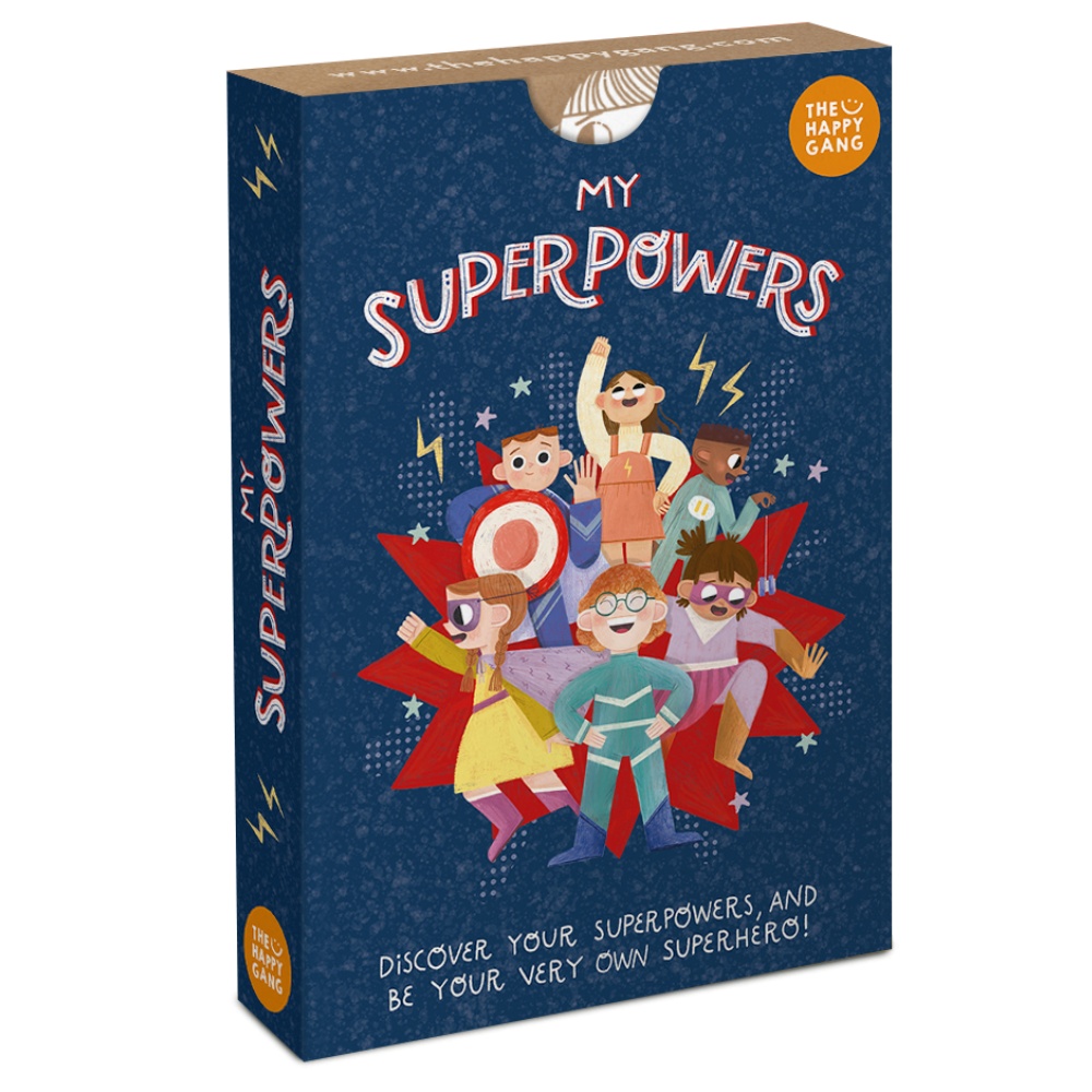 The Happy Gang - My Superpowers - Life Skills Flashcards for Parents & Kids