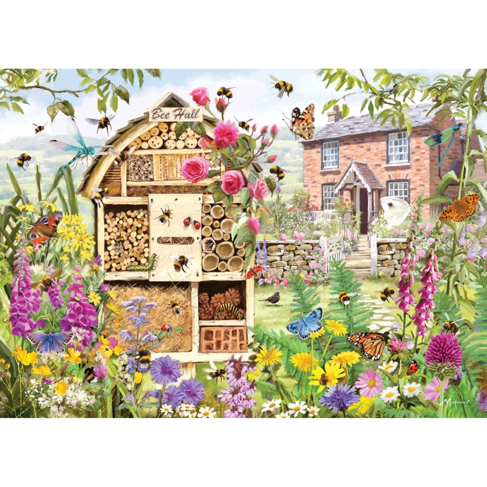 Gibsons - Bee Hall - 1000 Piece Jigsaw Puzzle - Image 2