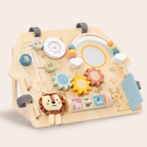 TookyToy - 2-in-1 Montessori Activity Busy Board