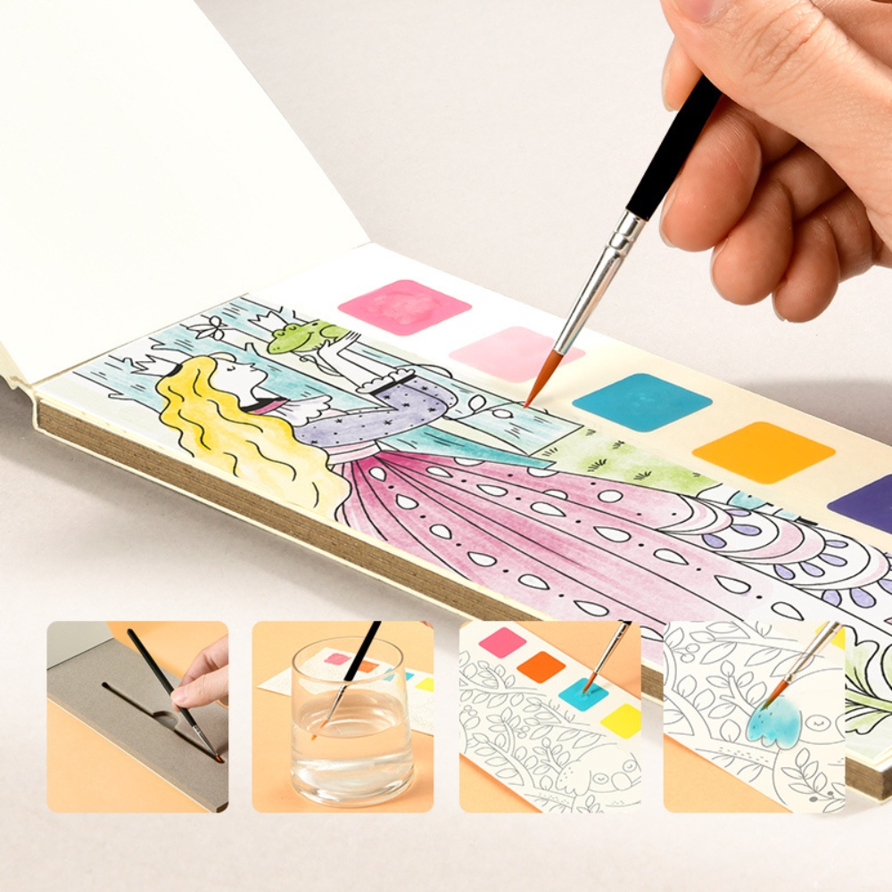 Mideer - Watercolour Painting Set - Travel Size - Fairy Tale Dream - Image 4