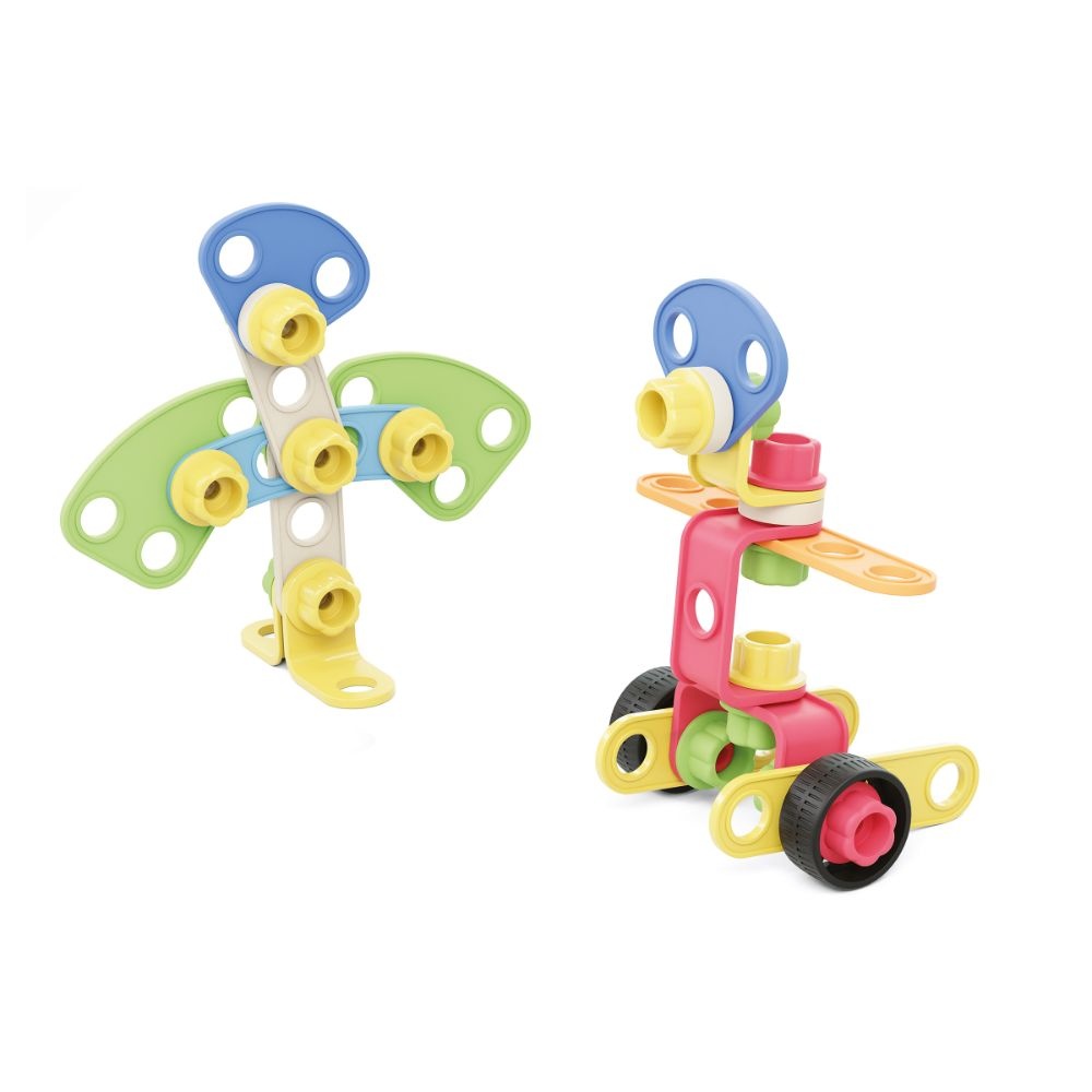 Quercetti - Eco-Friendly Tecno Jumbo Construction Set - Image 5