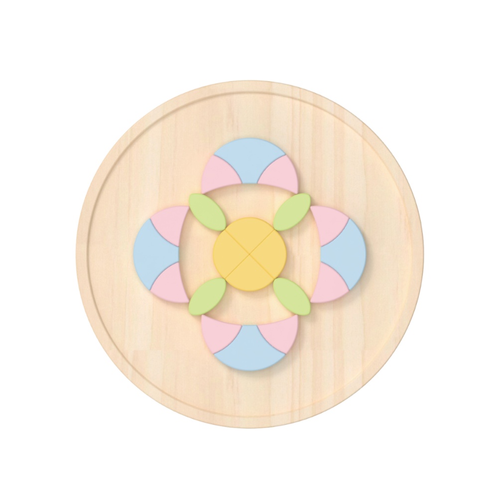 Classic World - Flower Mandala Wooden Block Puzzle - 70 Pieces - Image 5