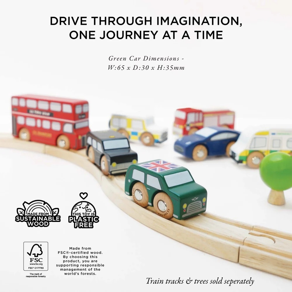 Le Toy Van - London Toy Car Set - 7pcs - Image 4