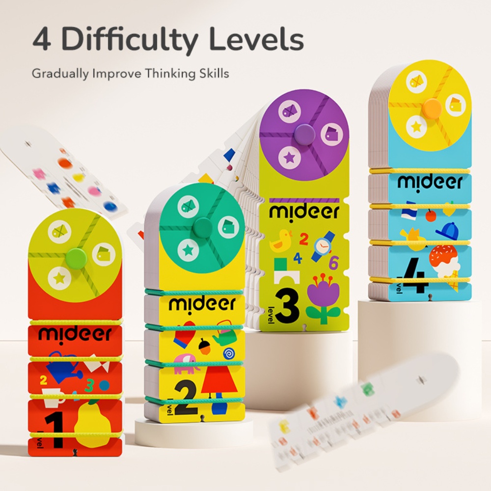 Mideer - Threading Match Cards - String Lacing Educational Game for Kids - Image 4