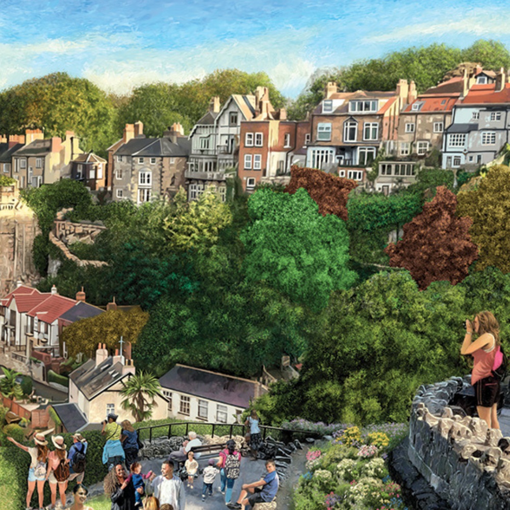 Gibsons - Knaresborough - 1000 Piece Jigsaw Puzzle - Image 3