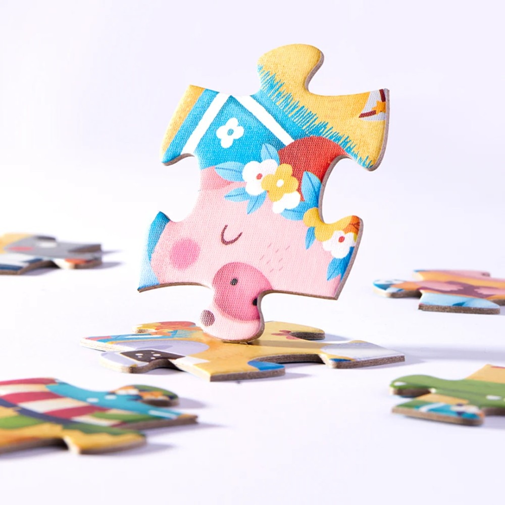 Mideer - Level Up Jigsaw Puzzle for Kids - 4-in-1 - Transport - Image 6
