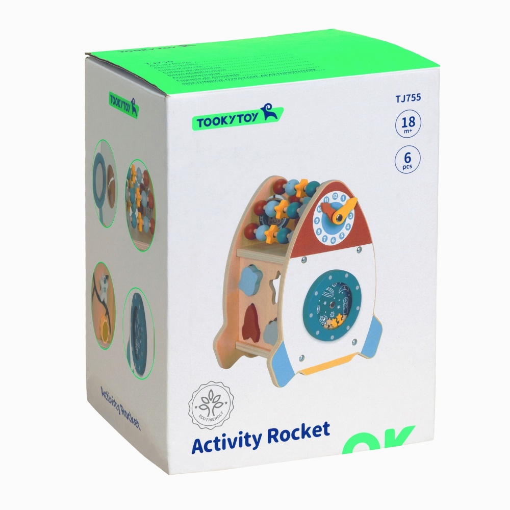 TookyToy - Rocket Play Cube Activity Toy for Toddlers - Image 9