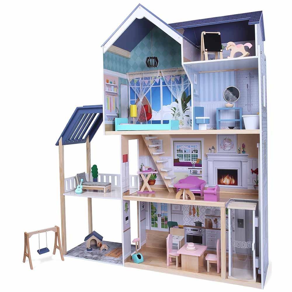 Greenbean - Nora Mansion Doll House & 28 Accessories - Image 3