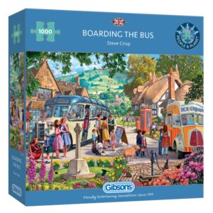 Gibsons - Boarding the Bus - 1000 Piece Jigsaw Puzzle