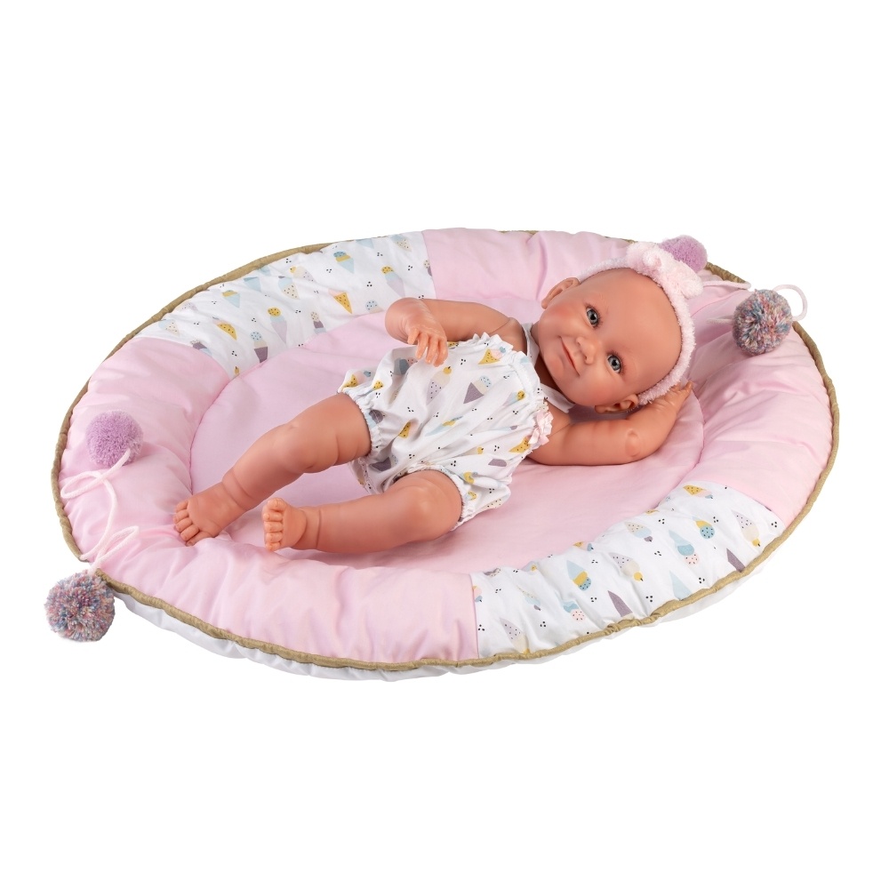 Llorens - Anatomically Correct Baby Girl Doll with Clothing & Mat: Nica - 40cm - Image 7
