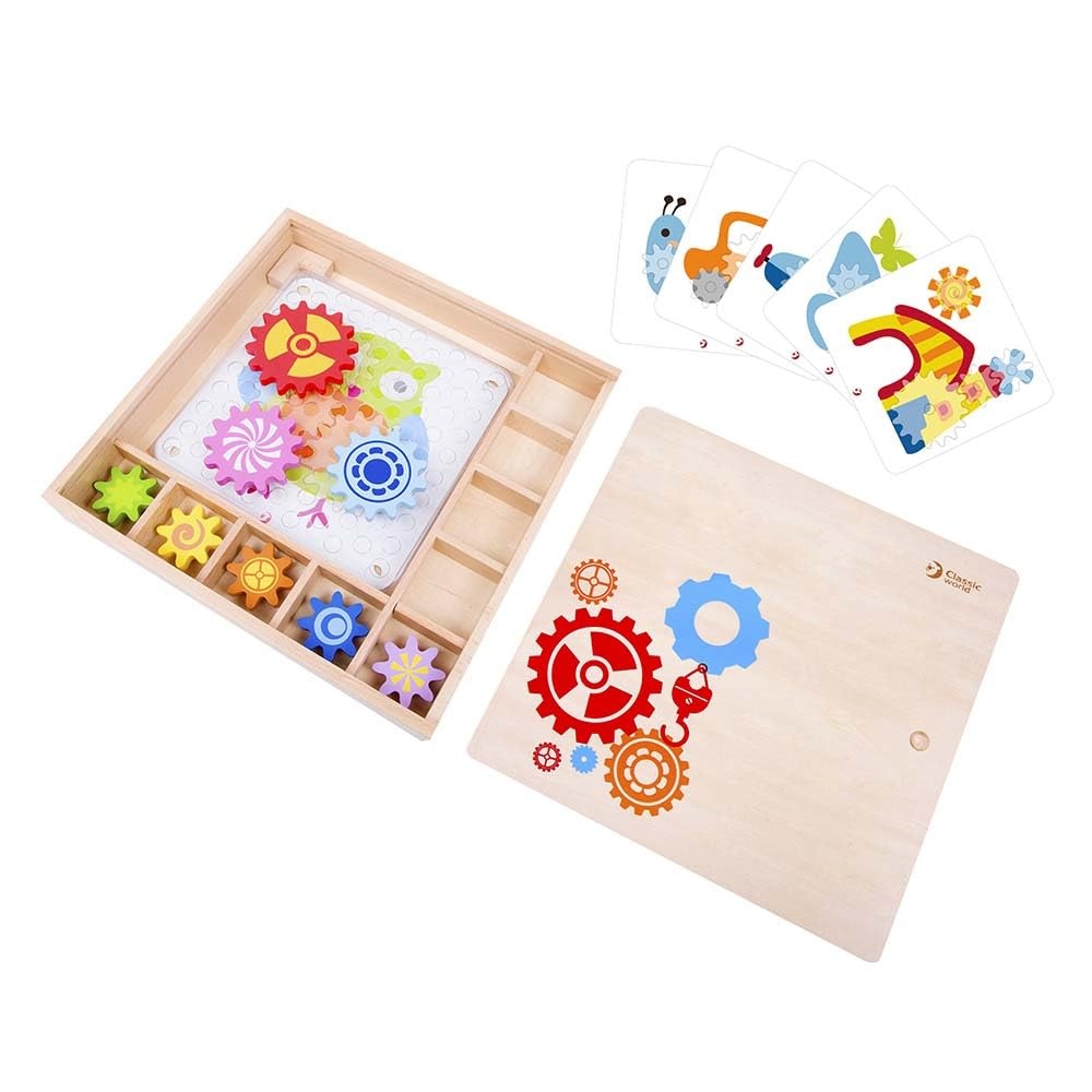 Classic World - Gears Game Box with Activity Cards - Image 3