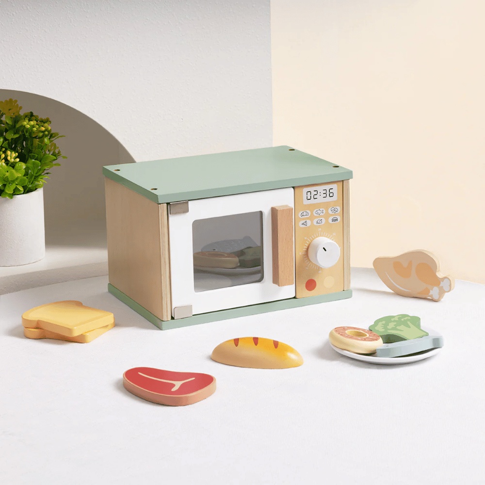 TookyToy - Pretend Play Microwave Oven Toy Set - Image 4