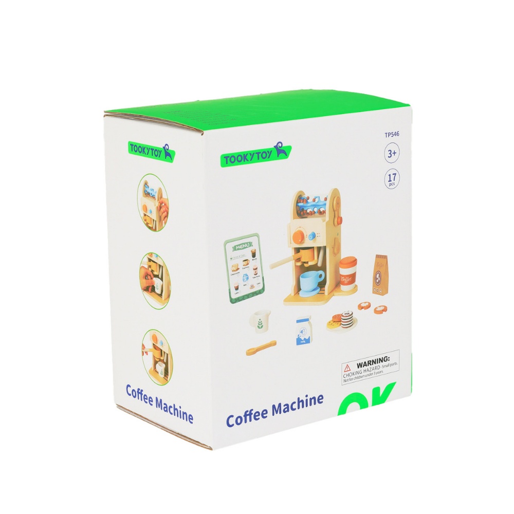 TookyToy - Pretend Play Coffee Machine Toy Set - Image 8