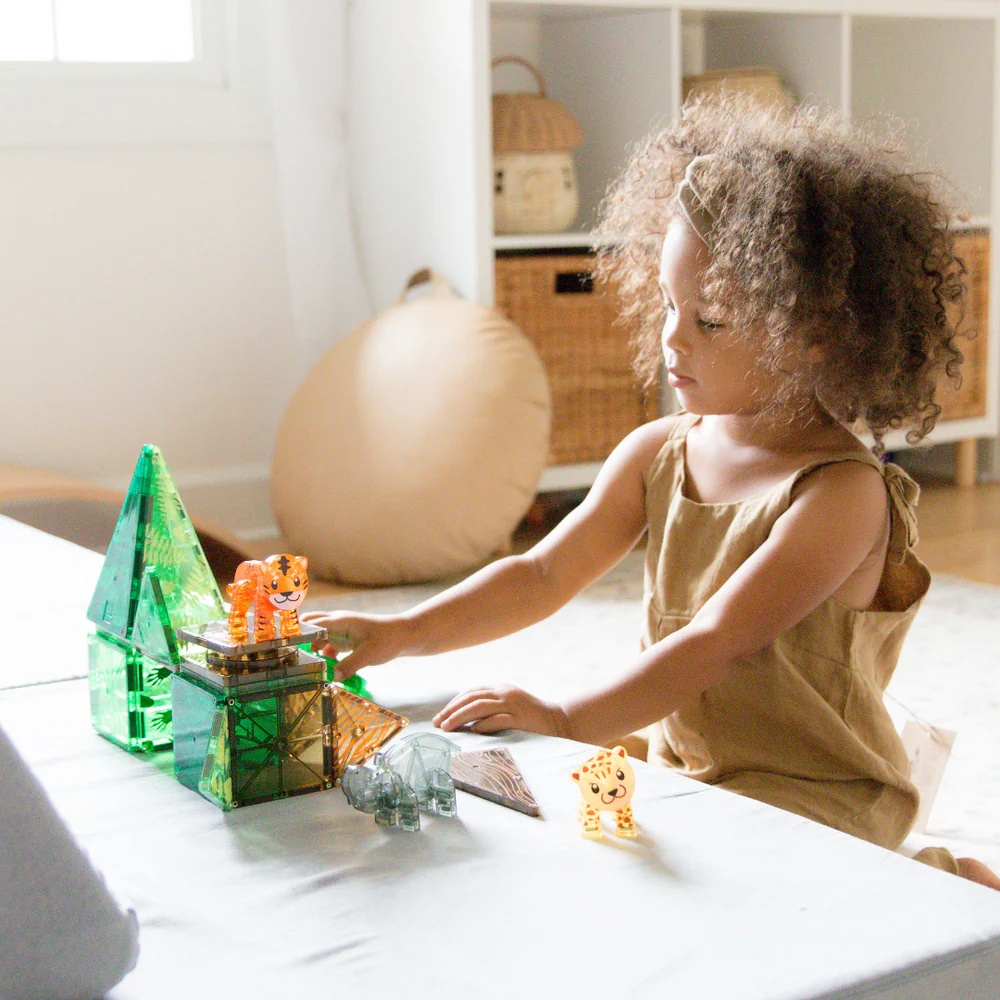 Magna-Tiles - Magnetic Construction Set - Jungle Animals Set - 25pcs - Image 3