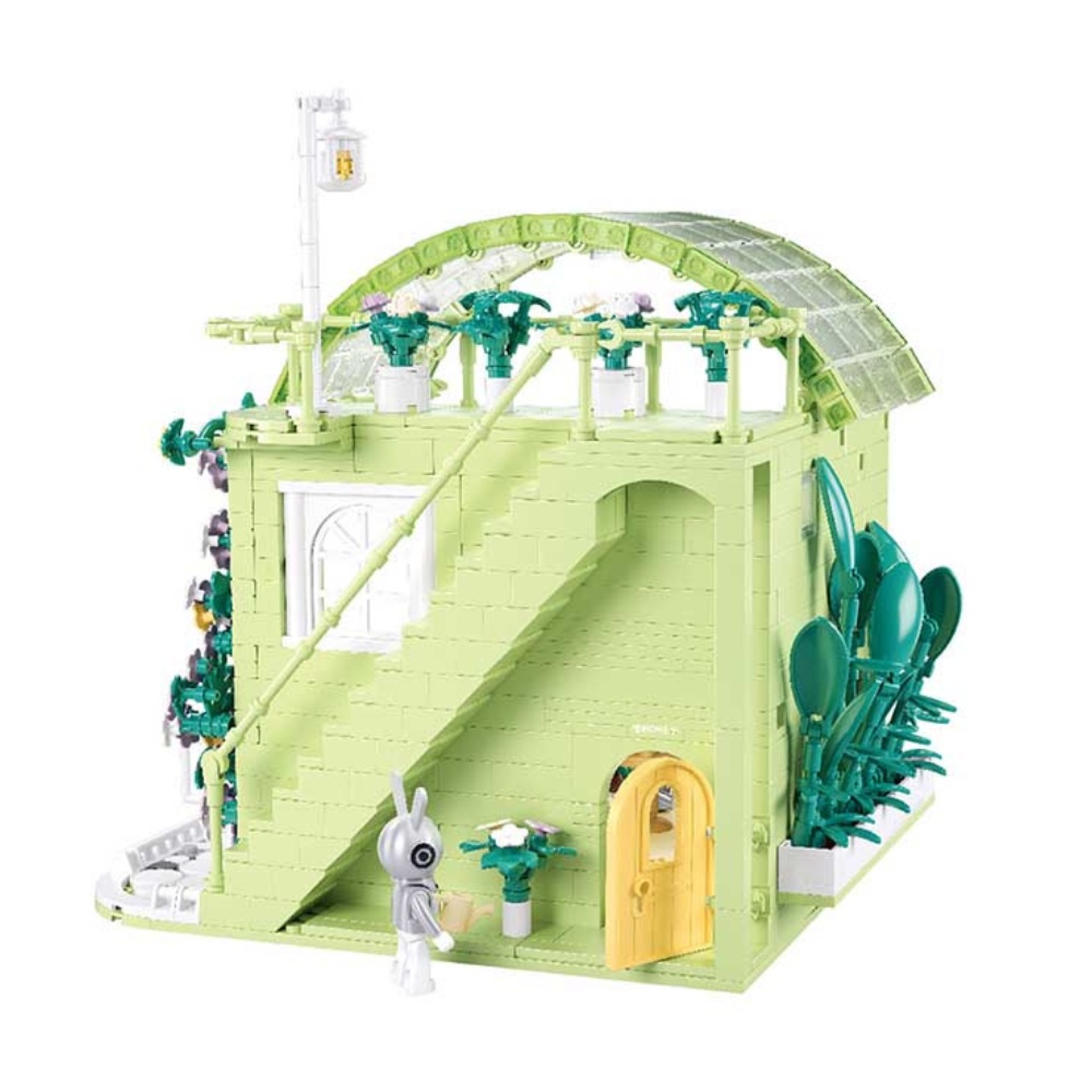 Sluban Building Set: Pleyerid - Spring Cottage With USB Light - Image 5
