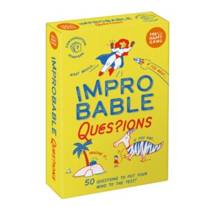 The Happy Gang - Improbable Questions Family Card Game for Kids & Adults