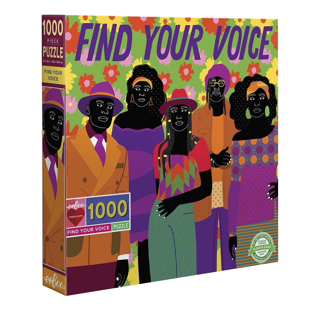 eeBoo - Find Your Voice 1000 Piece Square Puzzle