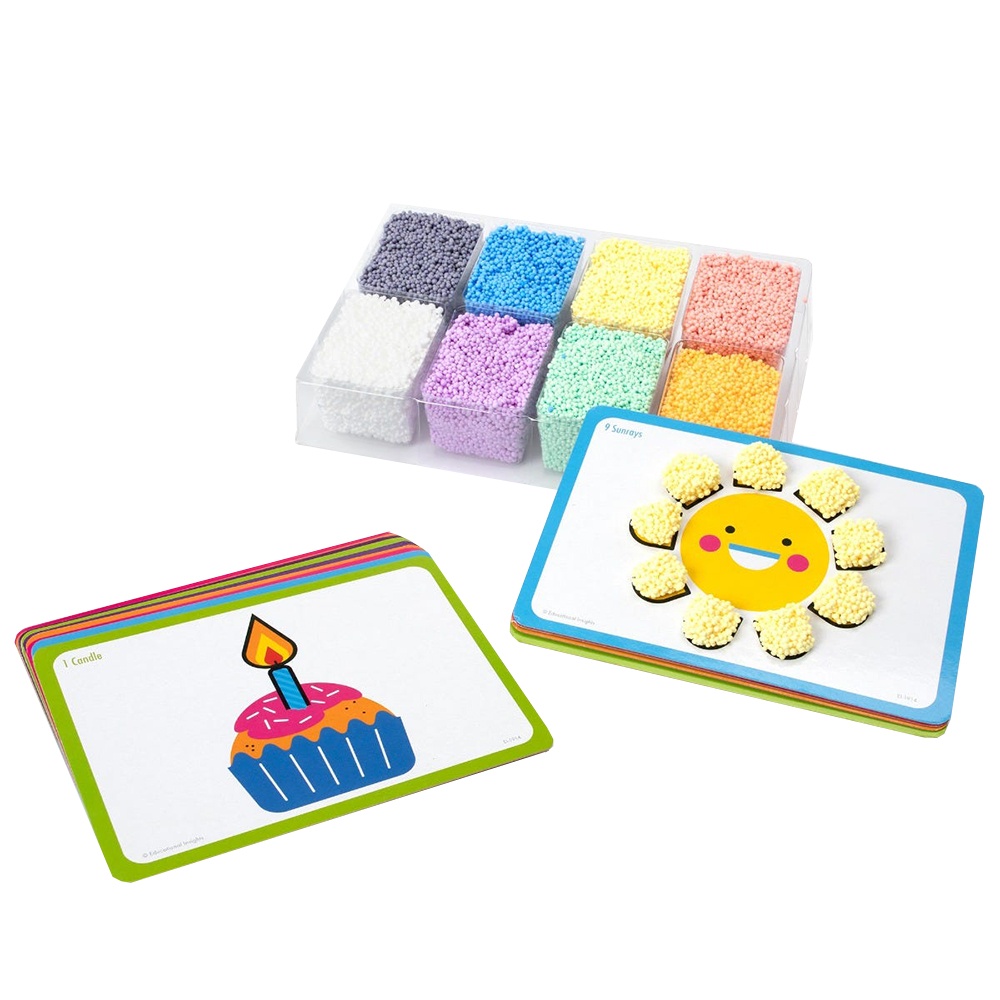 Educational Insights - Playfoam® Sensory Dough - Shape & Learn Counting Cards - Image 4