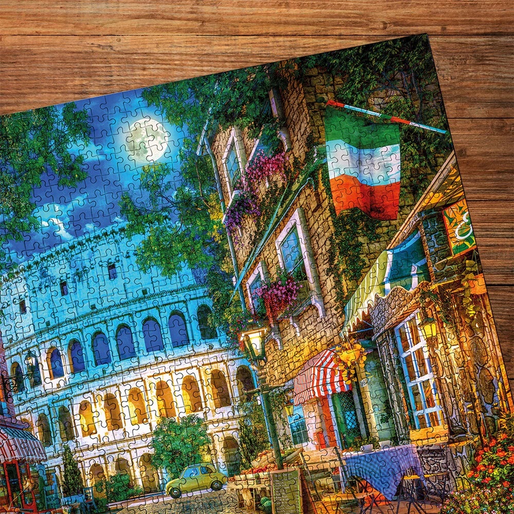 Gibsons - The Colosseum by Moonlight - 1000 Piece Jigsaw Puzzle - Image 3