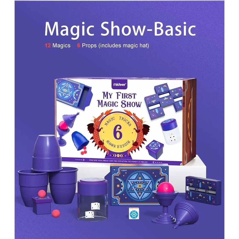 Mideer - My First Magic Show Kit - 6-in-1 Magic Trick Set for Kids - Image 2