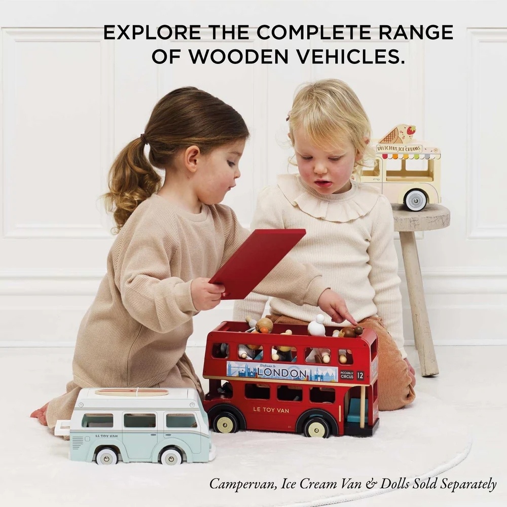 Le Toy Van - London Wooden Toy Bus - Image 8