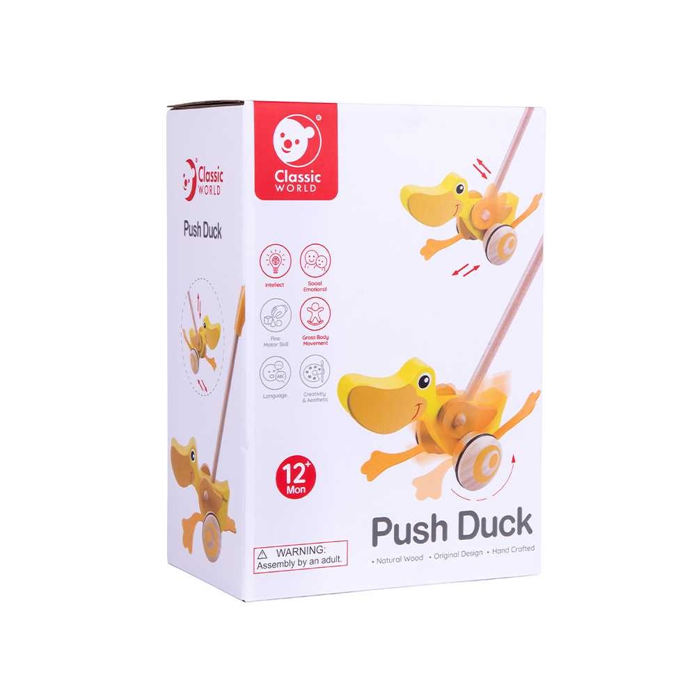 Classic World - Pull & Push Toy - Duck - Image 9