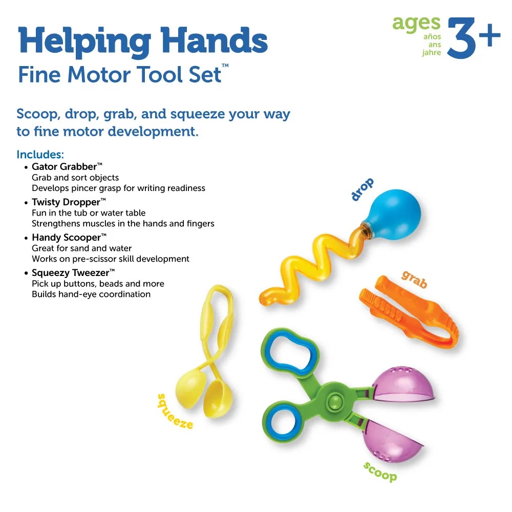 Learning Resources - Helping Hands Fine Motor Tool Set - Image 6