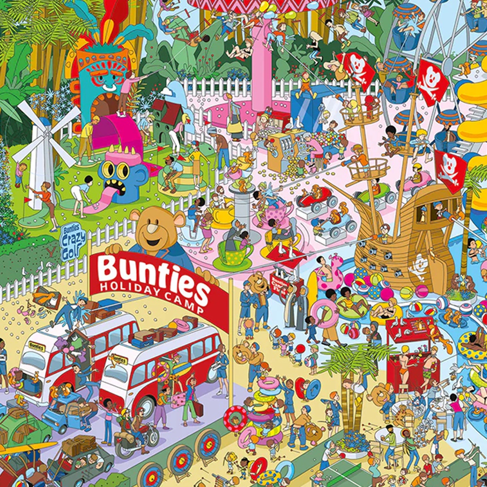 Gibsons - Jokesaws: Trouble in Paradise - 1000 Piece Jigsaw Puzzle - Image 3