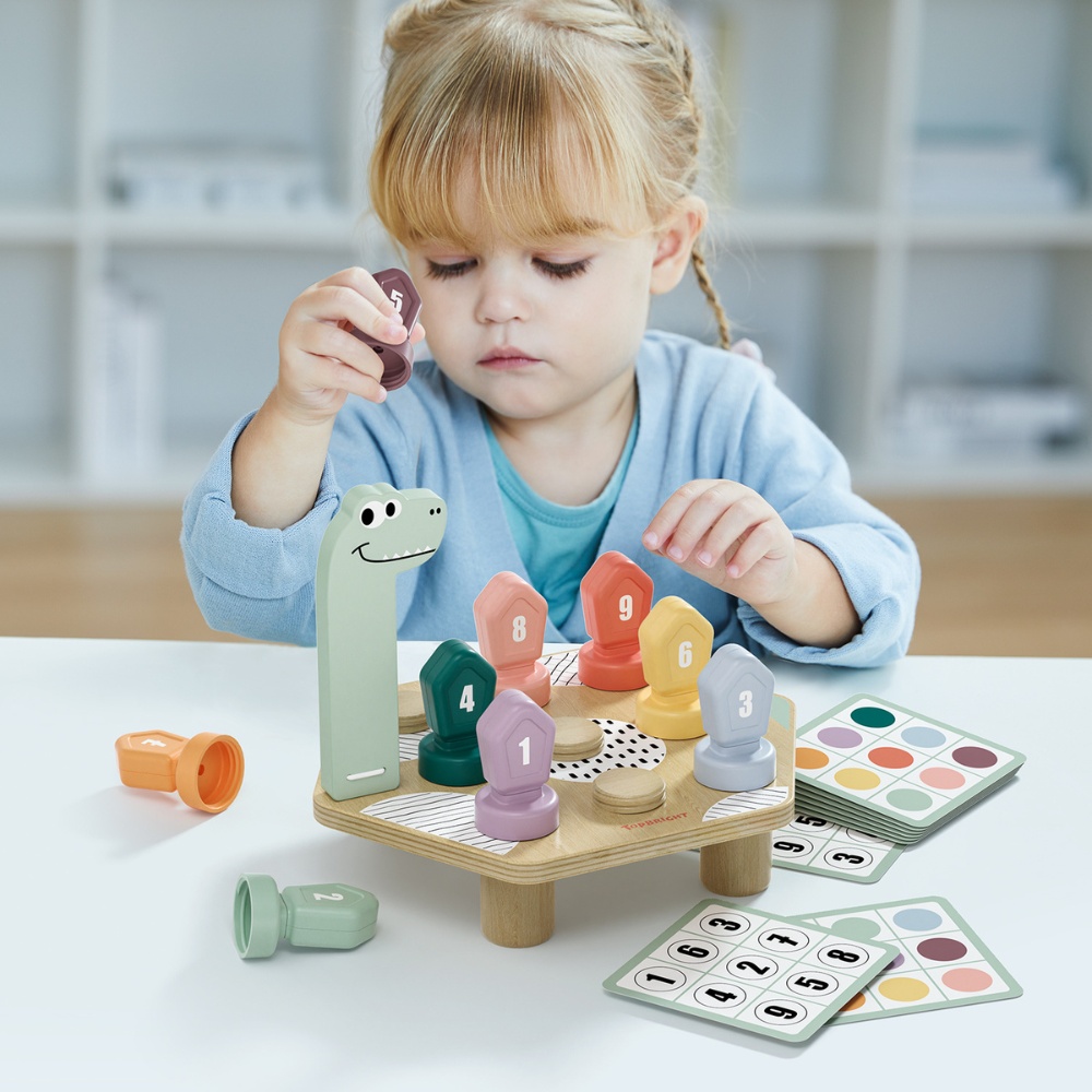 TopBright - Dino Twist Game - Color Number Matching Pattern Toy for Toddlers - Image 4