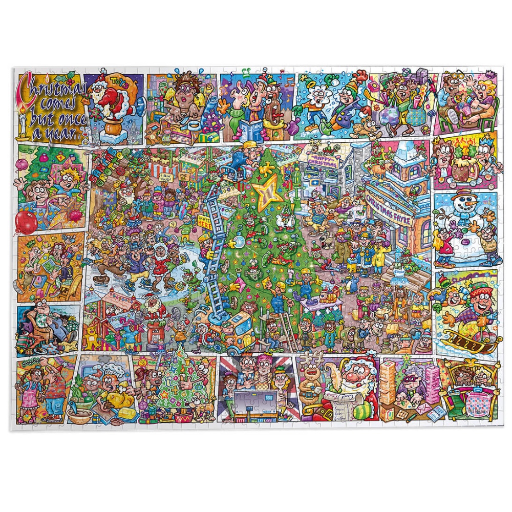 Gibsons - Jokesaws: Crackers for Christmas - 1000 Piece Jigsaw Puzzle - Image 6