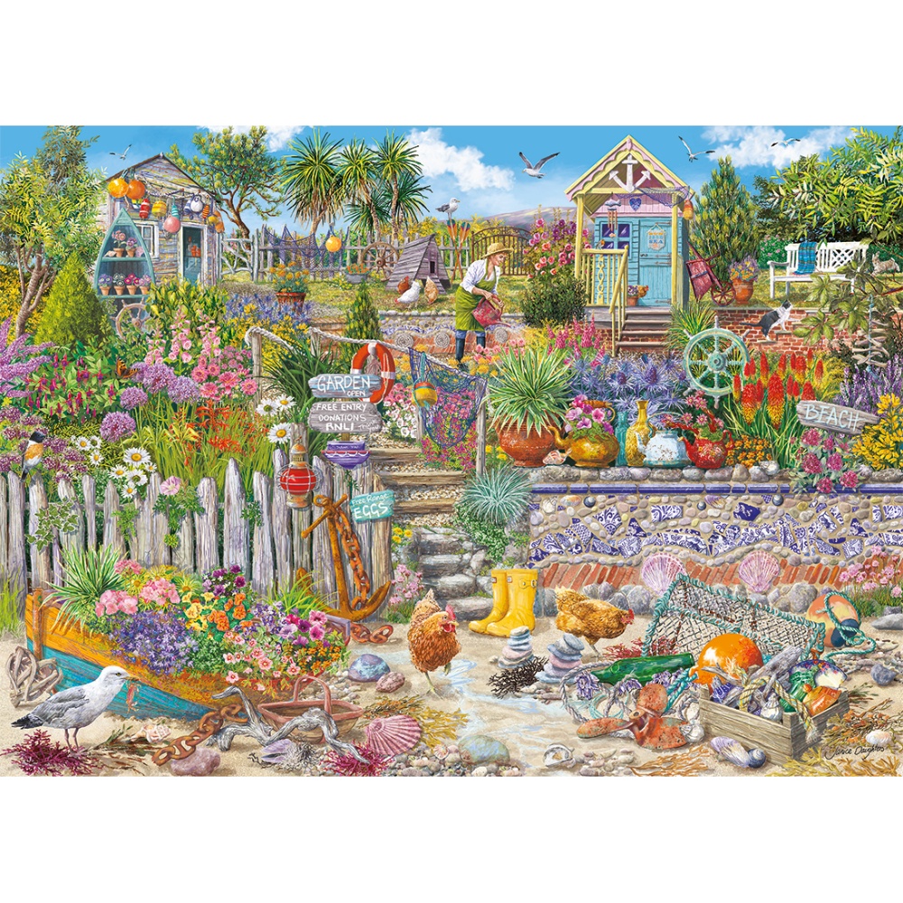 Gibsons - Beachcombers Garden - 1000 Piece Jigsaw Puzzle - Image 2