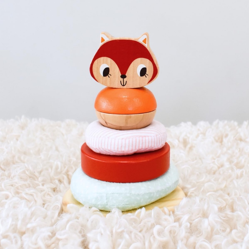 TookyToy - Fox Stacking Tower Activity Toy - Image 2