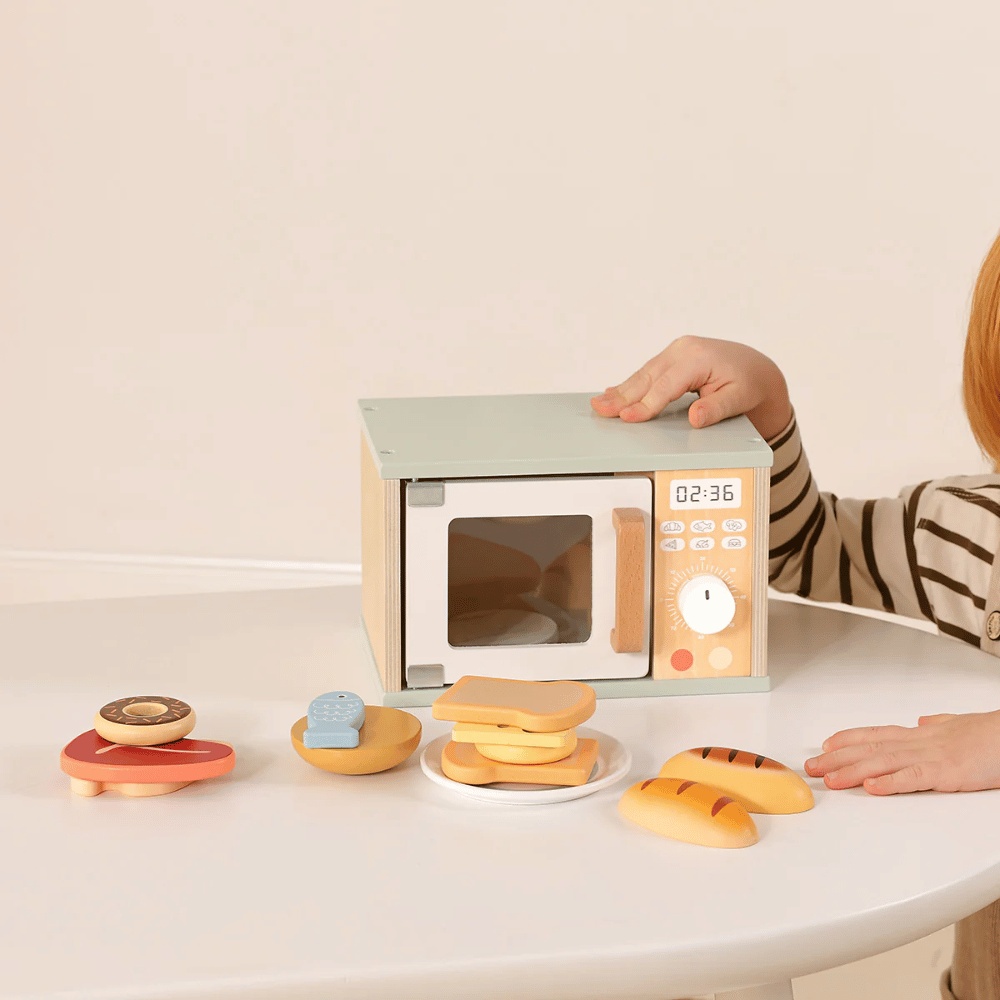 TookyToy - Pretend Play Microwave Oven Toy Set - Image 3