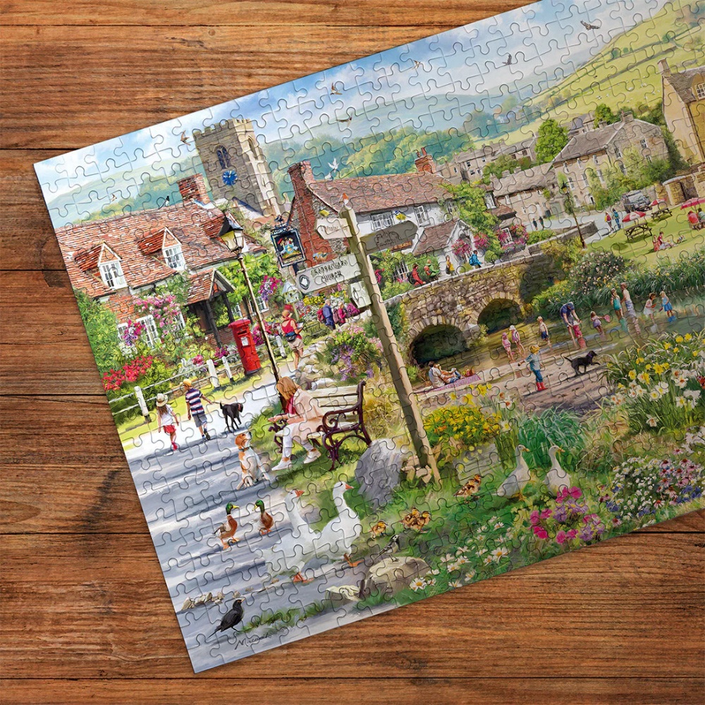 Gibsons - Puddle Ducks & Paddling - 500 Piece Jigsaw Puzzle - Image 4