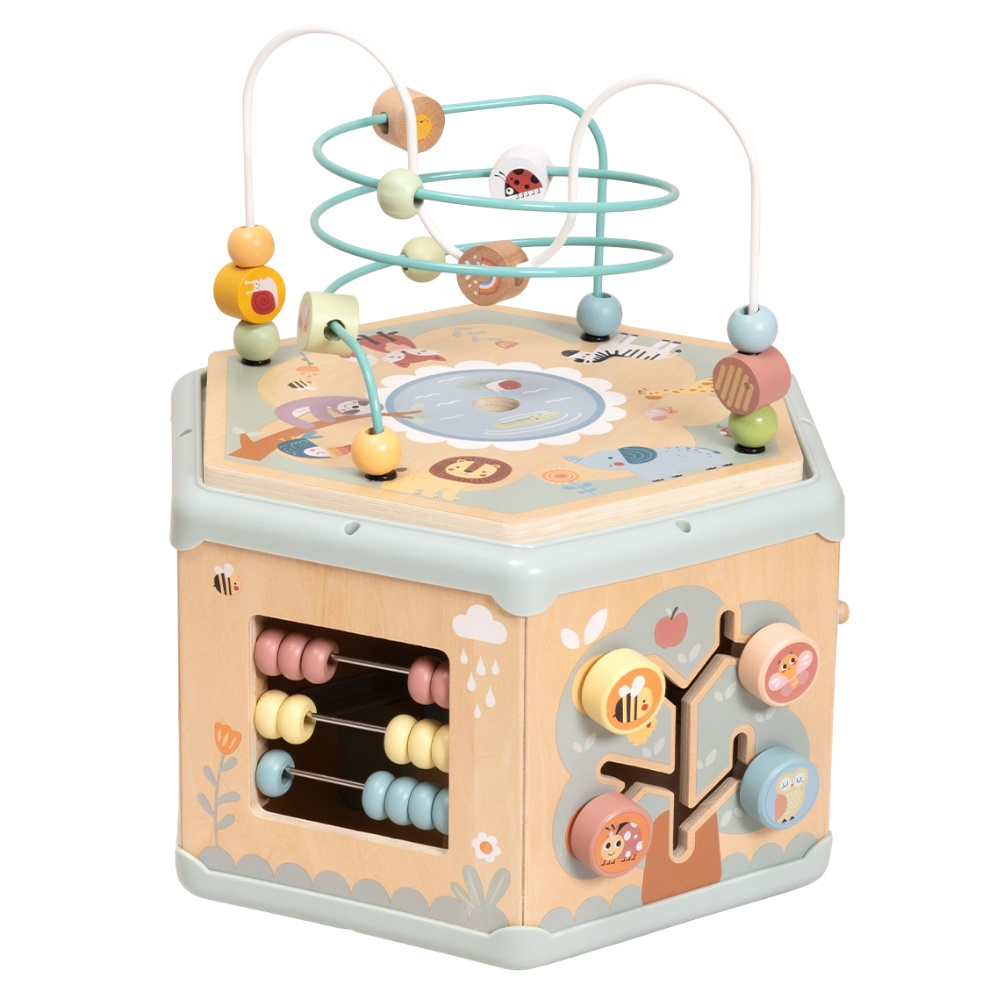 TookyToy - 7-in-1 Pastel Jumbo Play Cube Activity Toy - Image 7