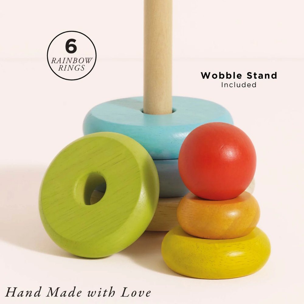 Le Toy Van - Rainbow Stacking Tower - Image 2