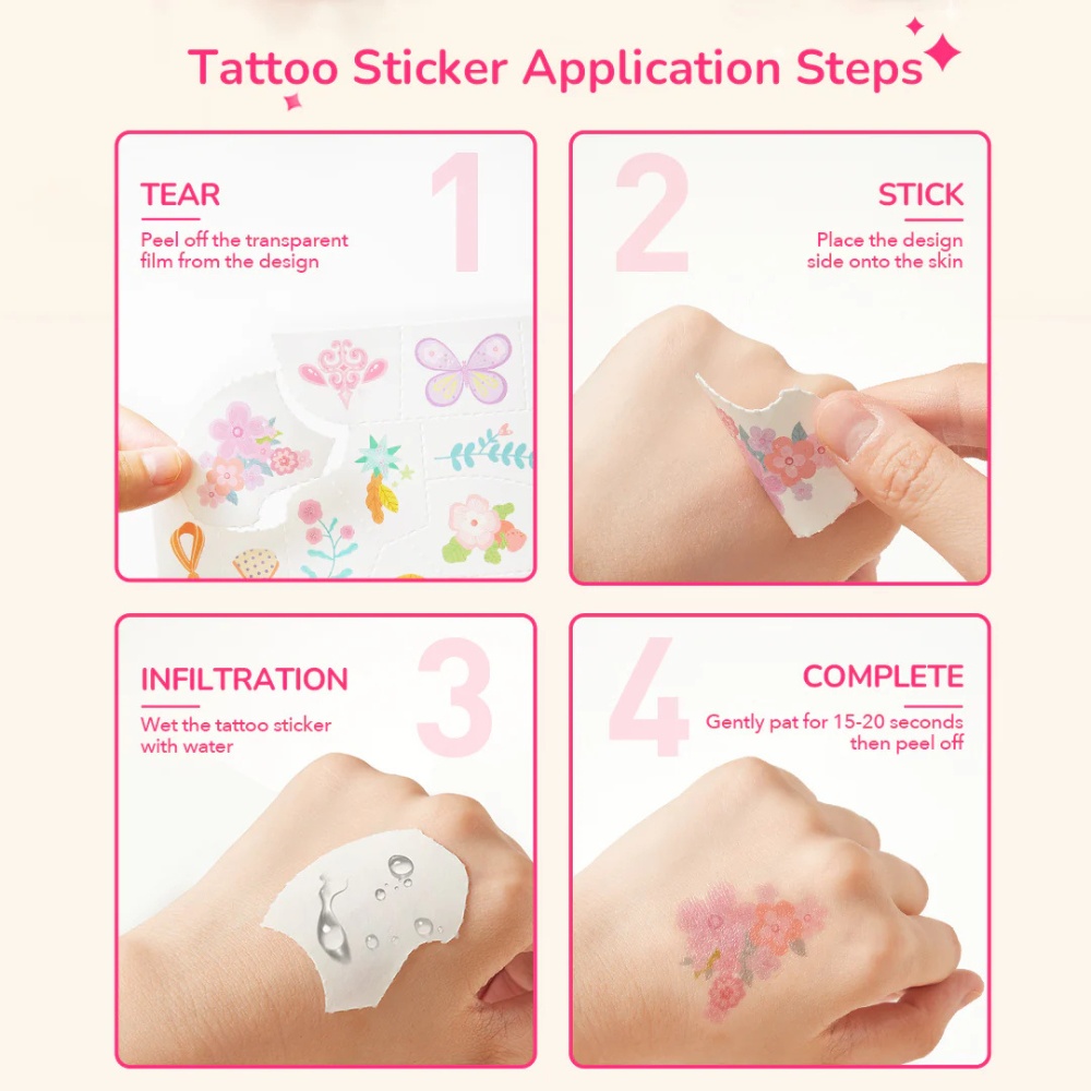 Mideer - Nail, Temporary Tattoo & Gem Sticker Pack - Garden Fairy - 1000pcs - Image 5