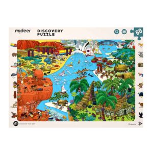 Mideer - Big World Small World Australia-Themed Discovery Puzzle: 60 Pieces