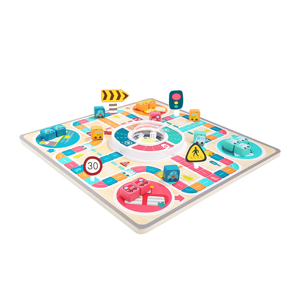 TopBright - Wooden Ludo Board Game - Classic Family Strategy Game for Kids - Image 4