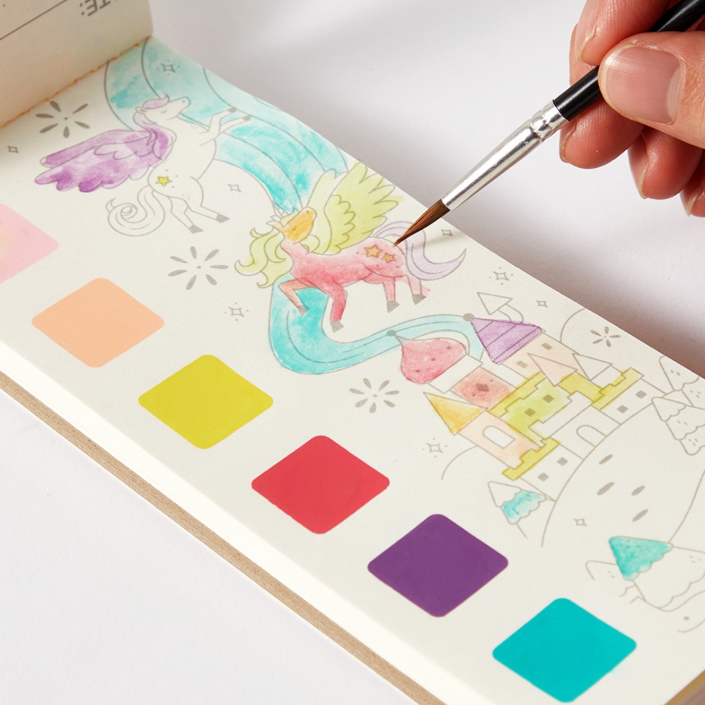 Mideer - Watercolour Painting Set - Travel Size - Unicorn Legend - Image 3