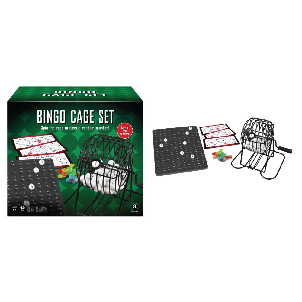 Ambassador - Wire Cage Bingo - Party Game with Scoreboard Tray - Image 5