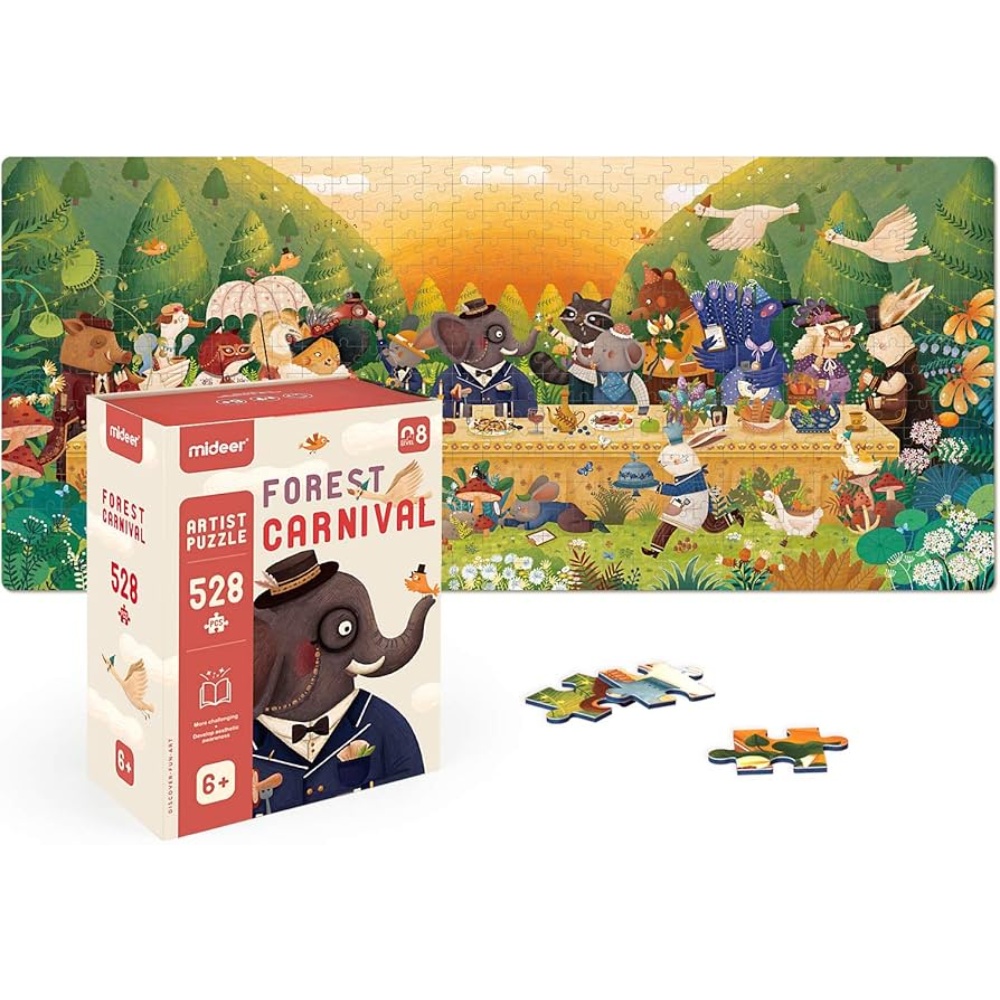 Mideer - Sunset Carnival - 528 Piece Jigsaw Puzzle in Gift Box - Image 6