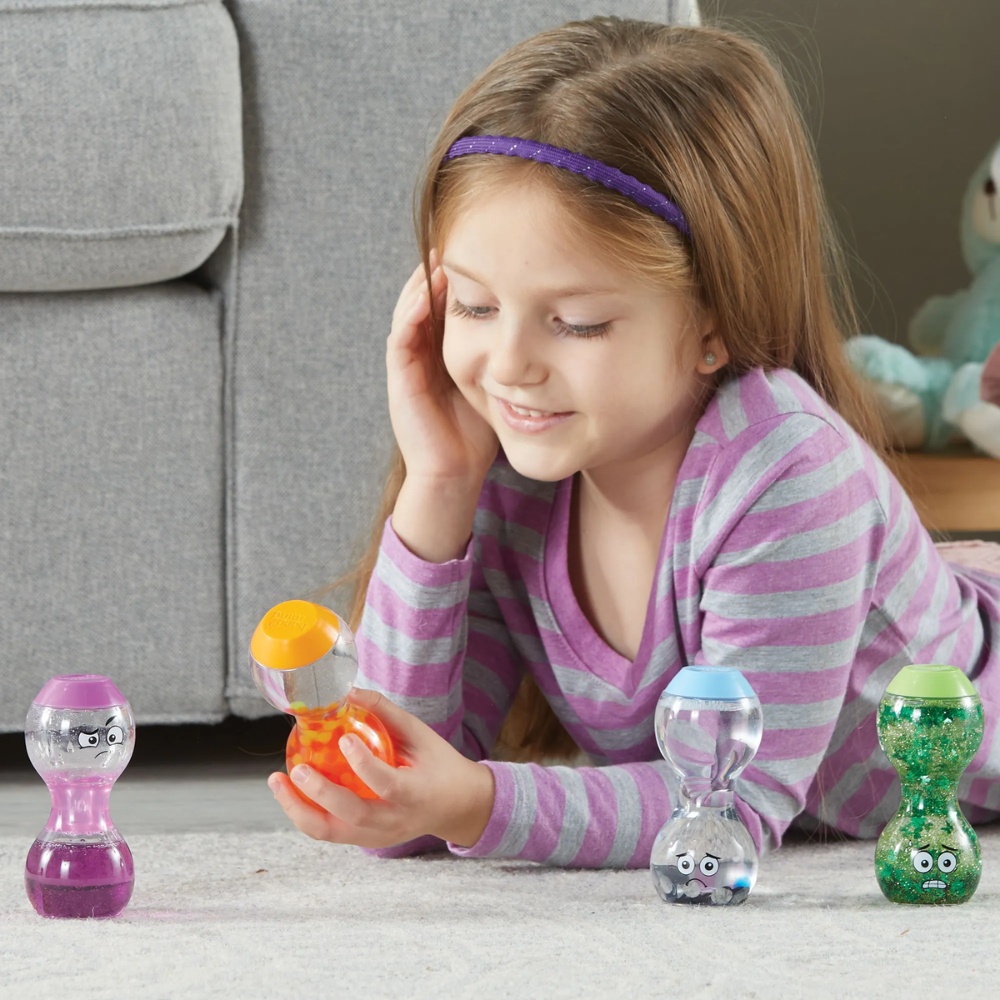 Hand2Mind - Express Your Feelings™ Sensory Bottles - Excited, Nervous, Lonely, and Impatient - Image 6